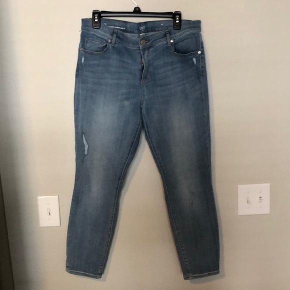 Loft Modern Skinny Ankle Jeans - Picture 1 of 3